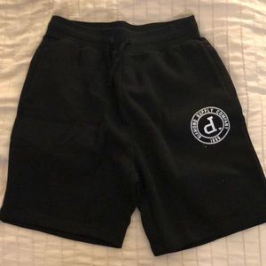 Black sweat shorts